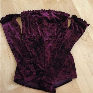FOREVER 21 | Crushed Velvet Romper